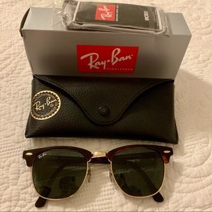 Authentic Ray-Ban Clubmaster Sunglasses